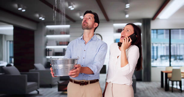 Water damage restoration process in IN